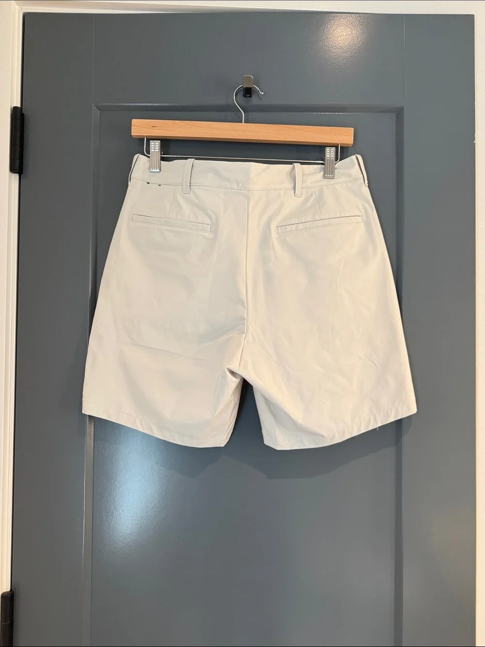 J. Crew Men's Light Stone Flat Front Shorts Tech material